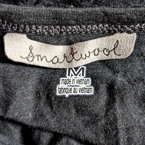 Smartwool Black Long Sleeve Merino Wool Black Shirt Women's Size M - Picture 4 of 5